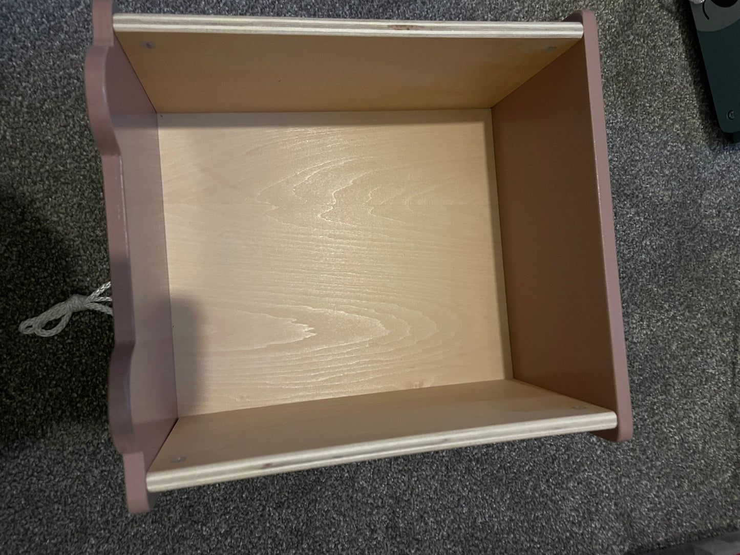 Pull Along Wooden Cat Toy Box