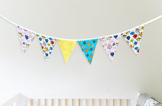 Handmade Mr Men/Little Miss Bunting