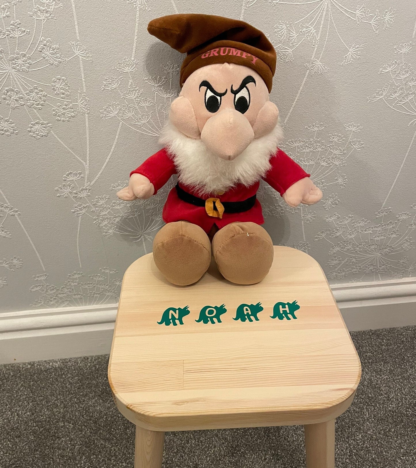 Child's Personalised Stool - Different artwork may be requested.