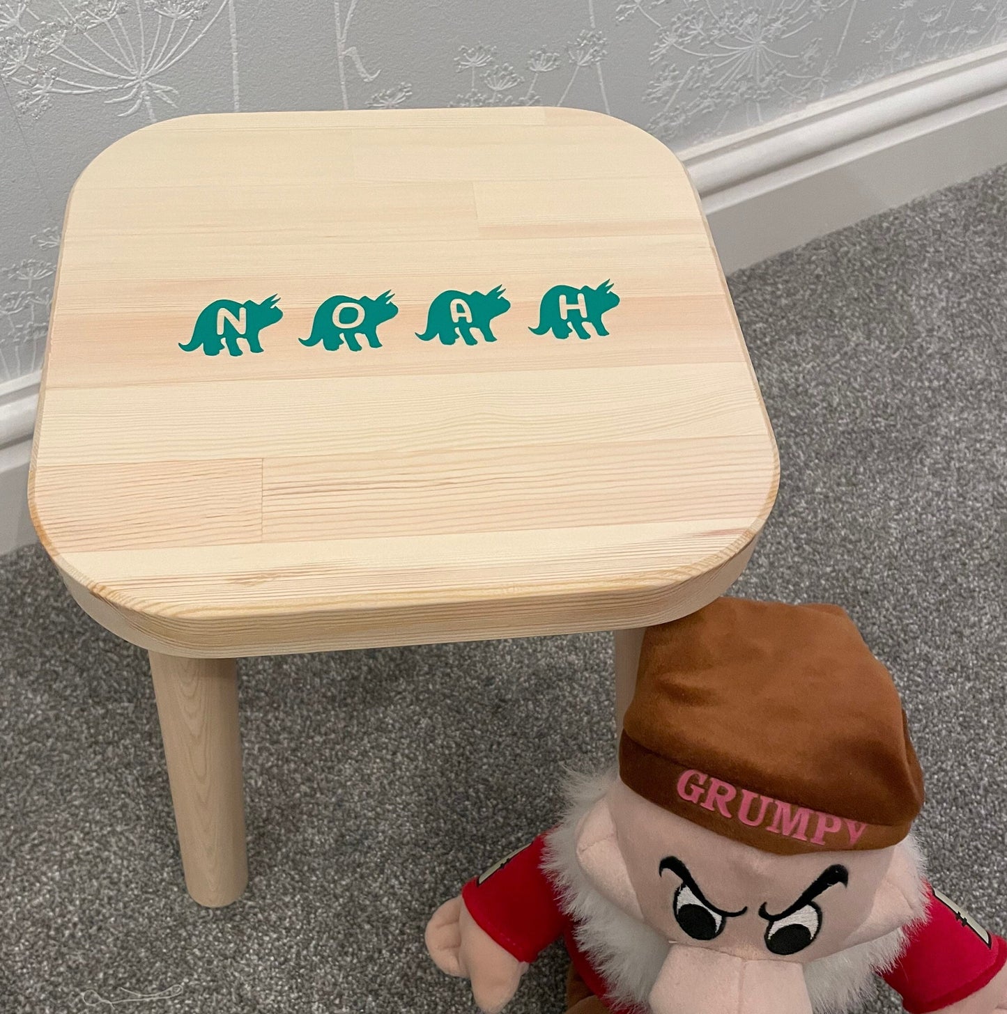 Child's Personalised Stool - Different artwork may be requested.