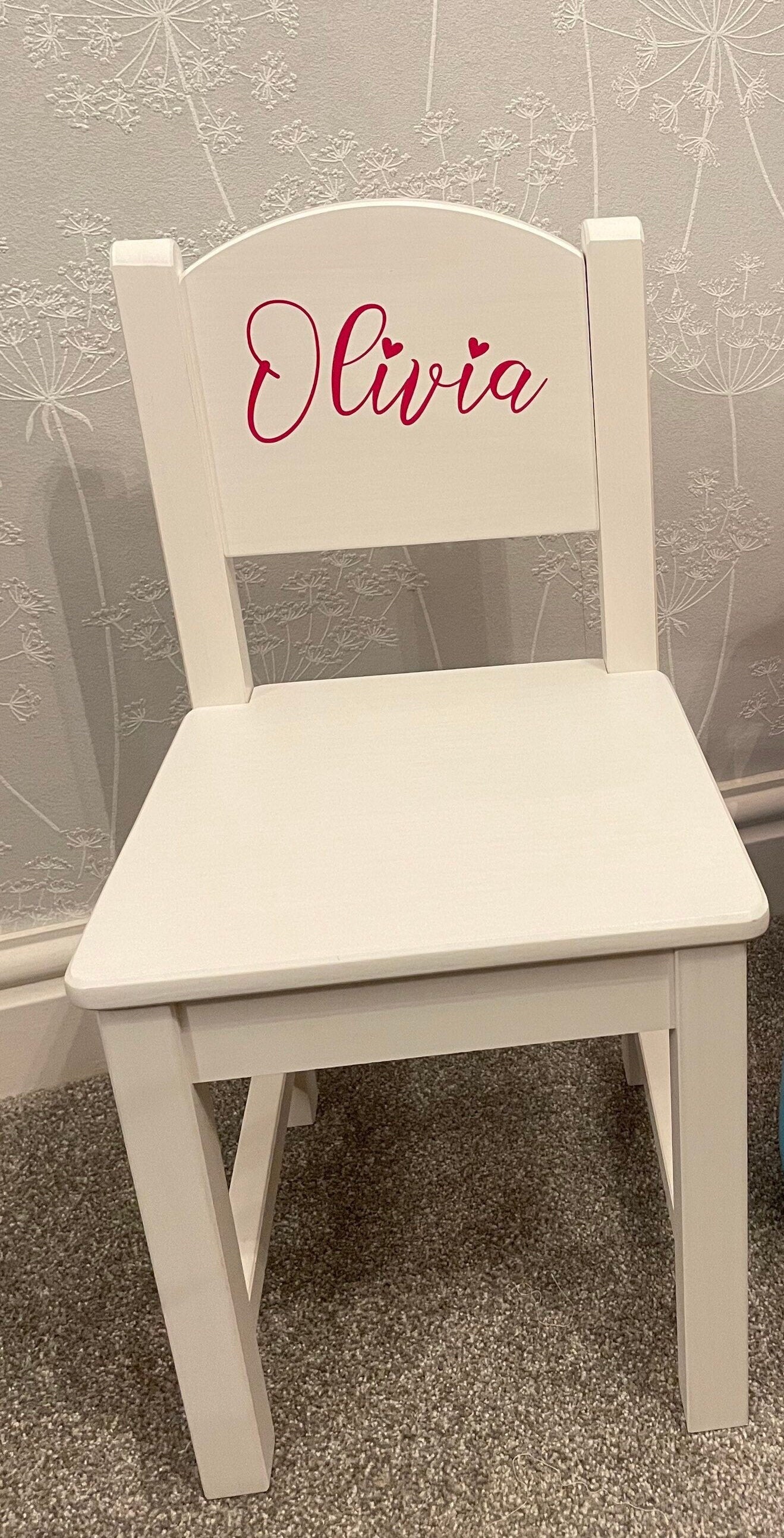 Personalised child’s chair