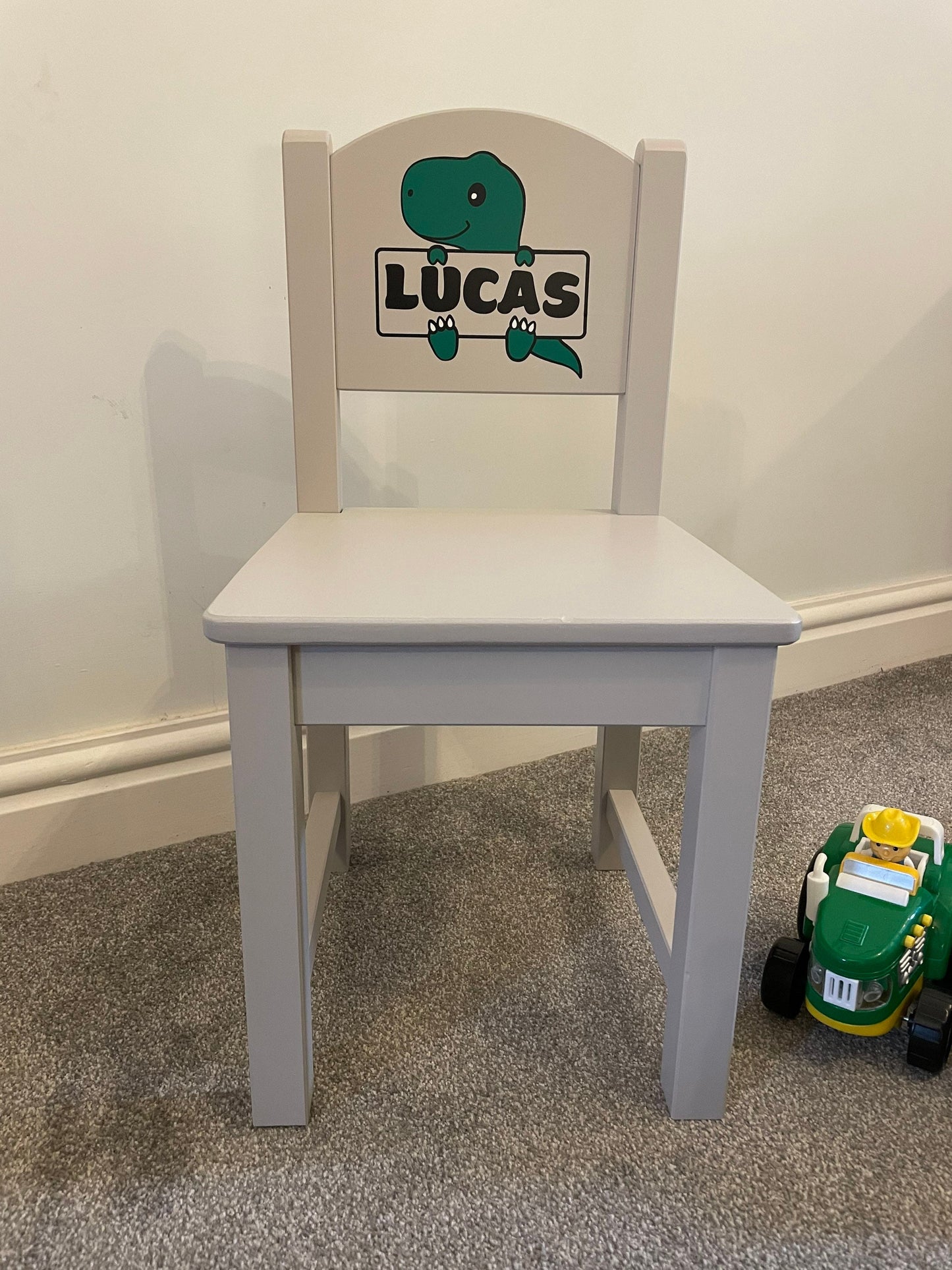 Personalised Grey child’s chair