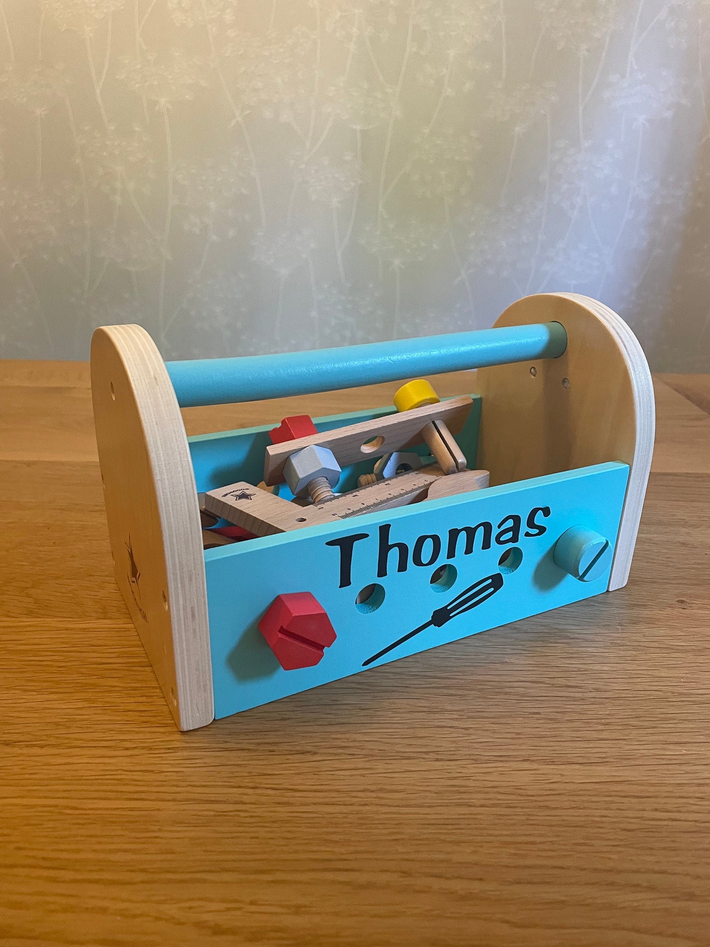 Personalised First Wooden Toolbox