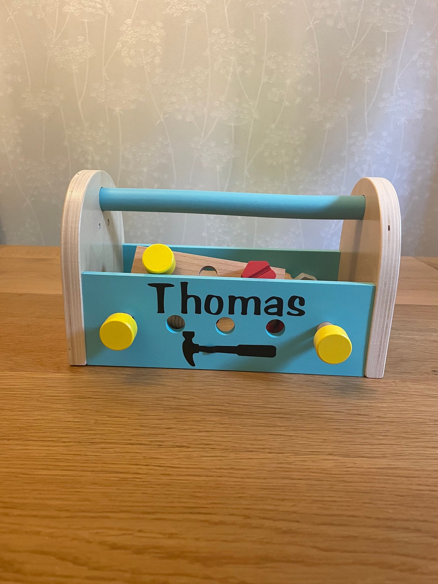 Personalised First Wooden Toolbox