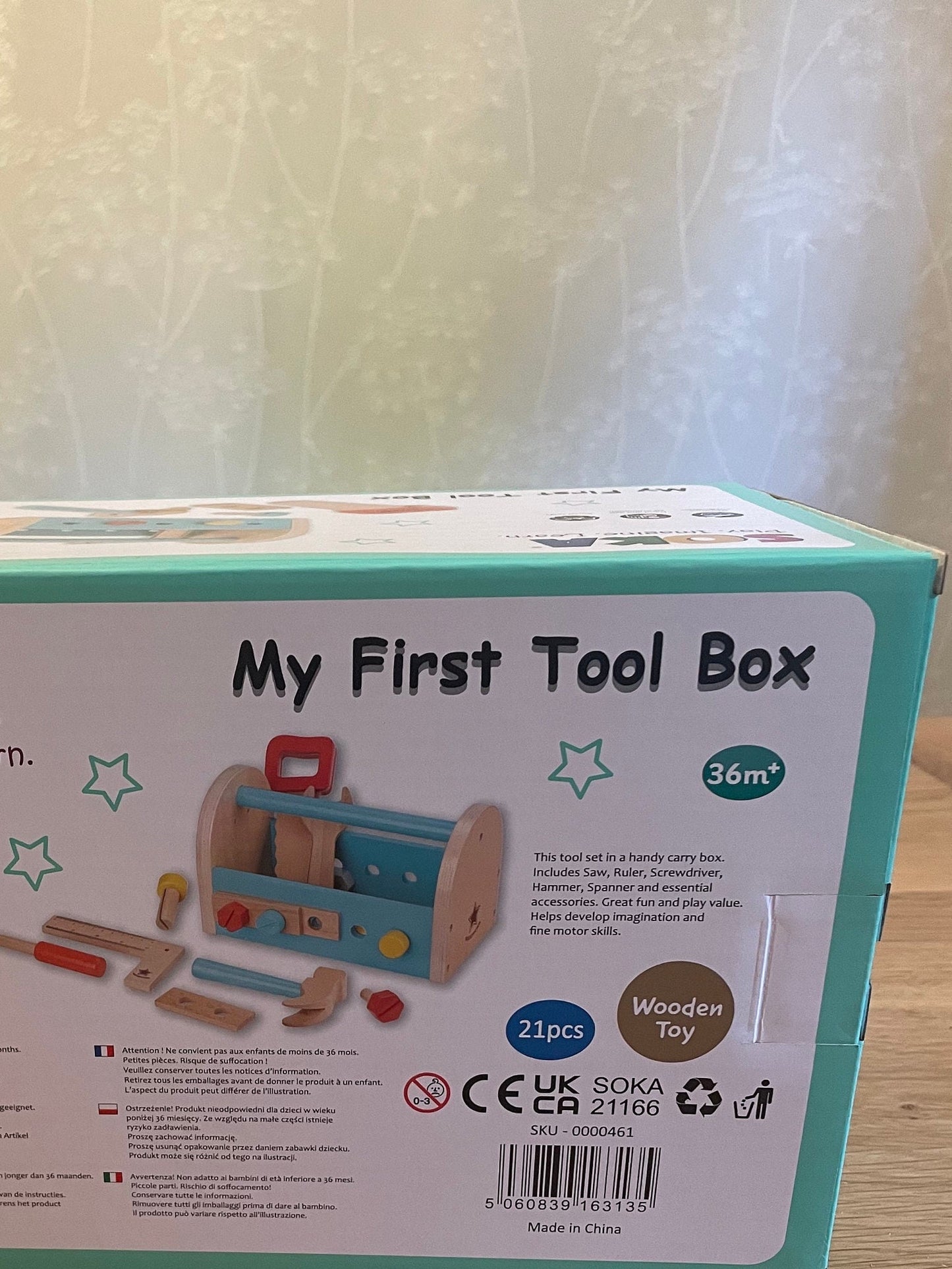 Personalised First Wooden Toolbox