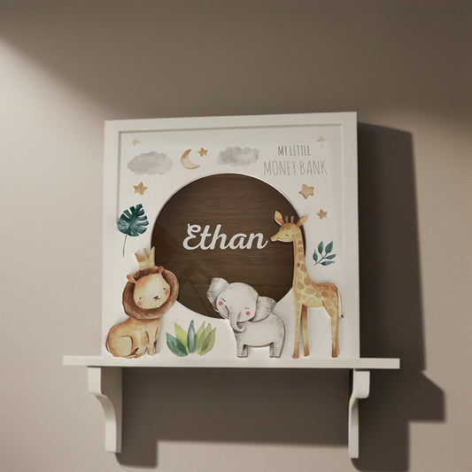 Personalised Wooden Moneybox