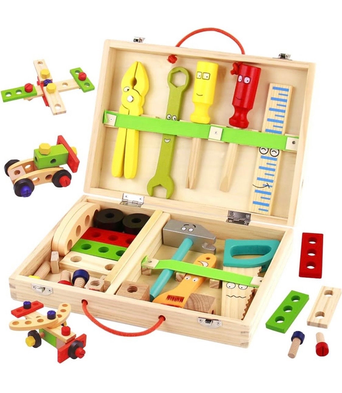 Personalised Child’s Montessori Wooden Tool Box