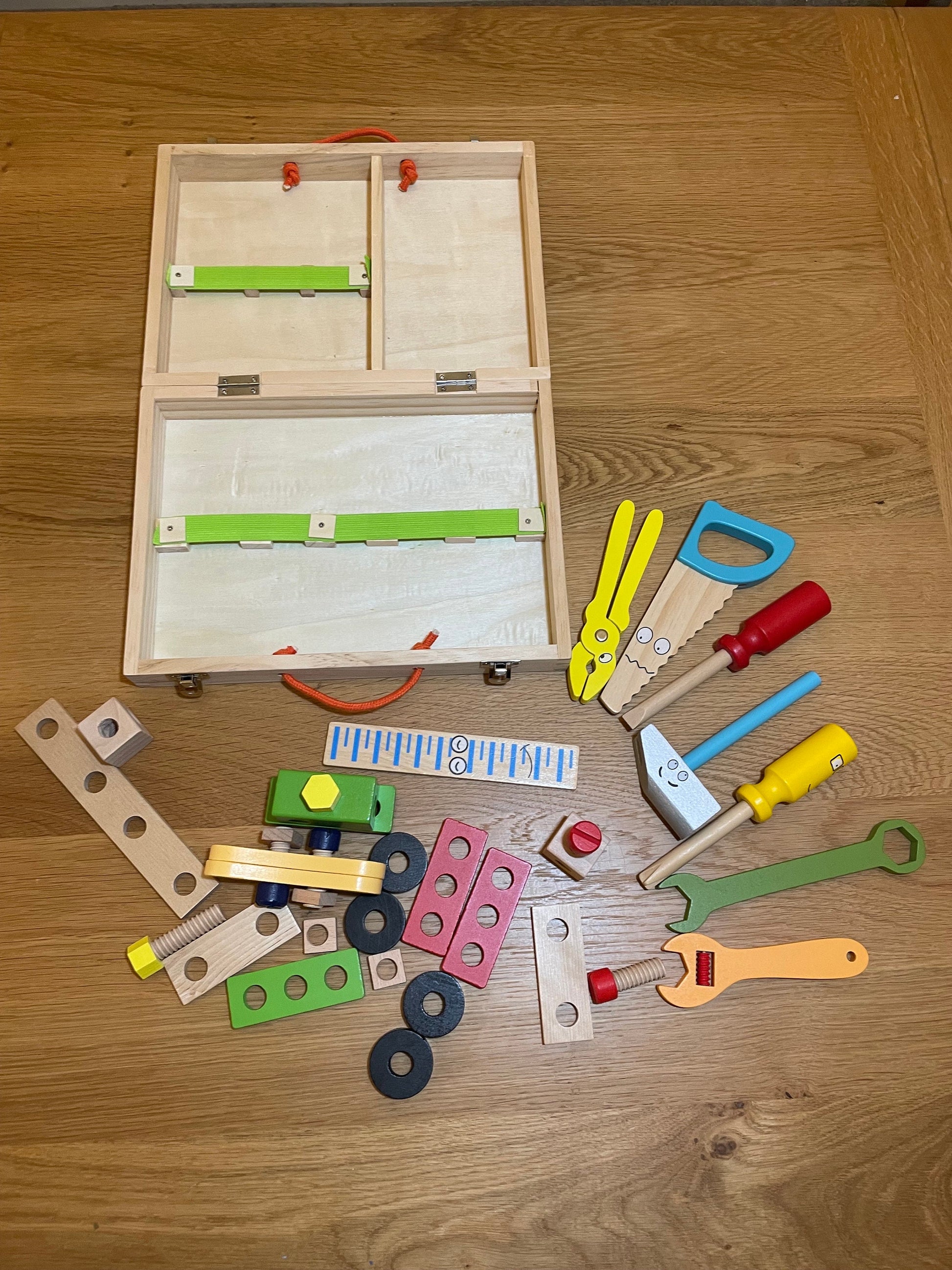 Personalised Child’s Montessori Wooden Tool Box