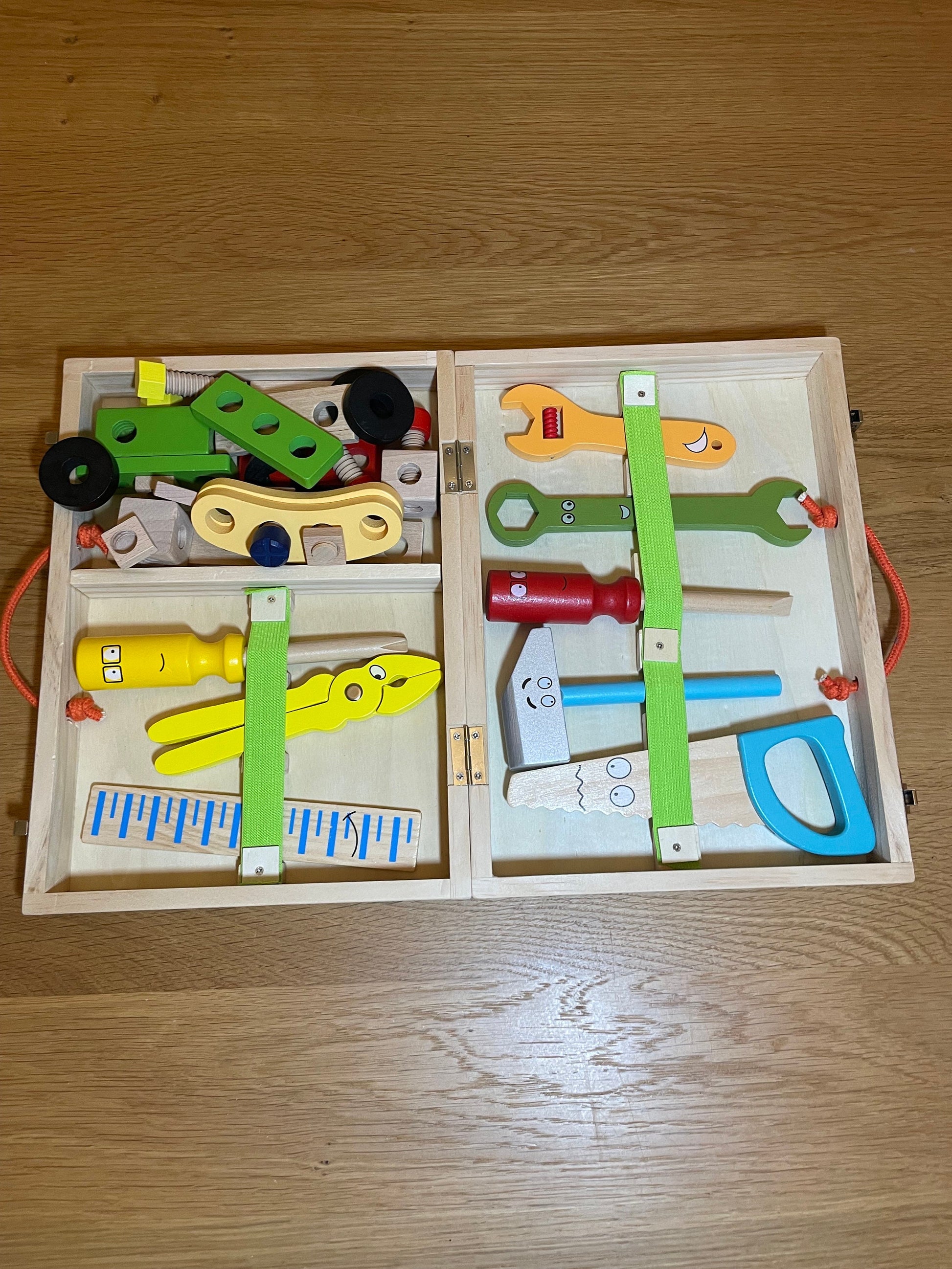 Personalised Child’s Montessori Wooden Tool Box