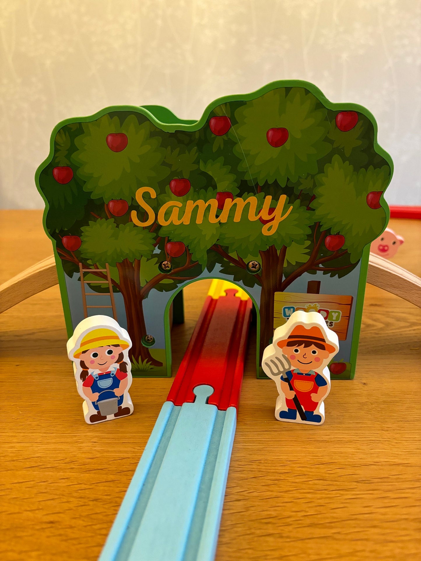 Traditional Personalised Wooden Trainset