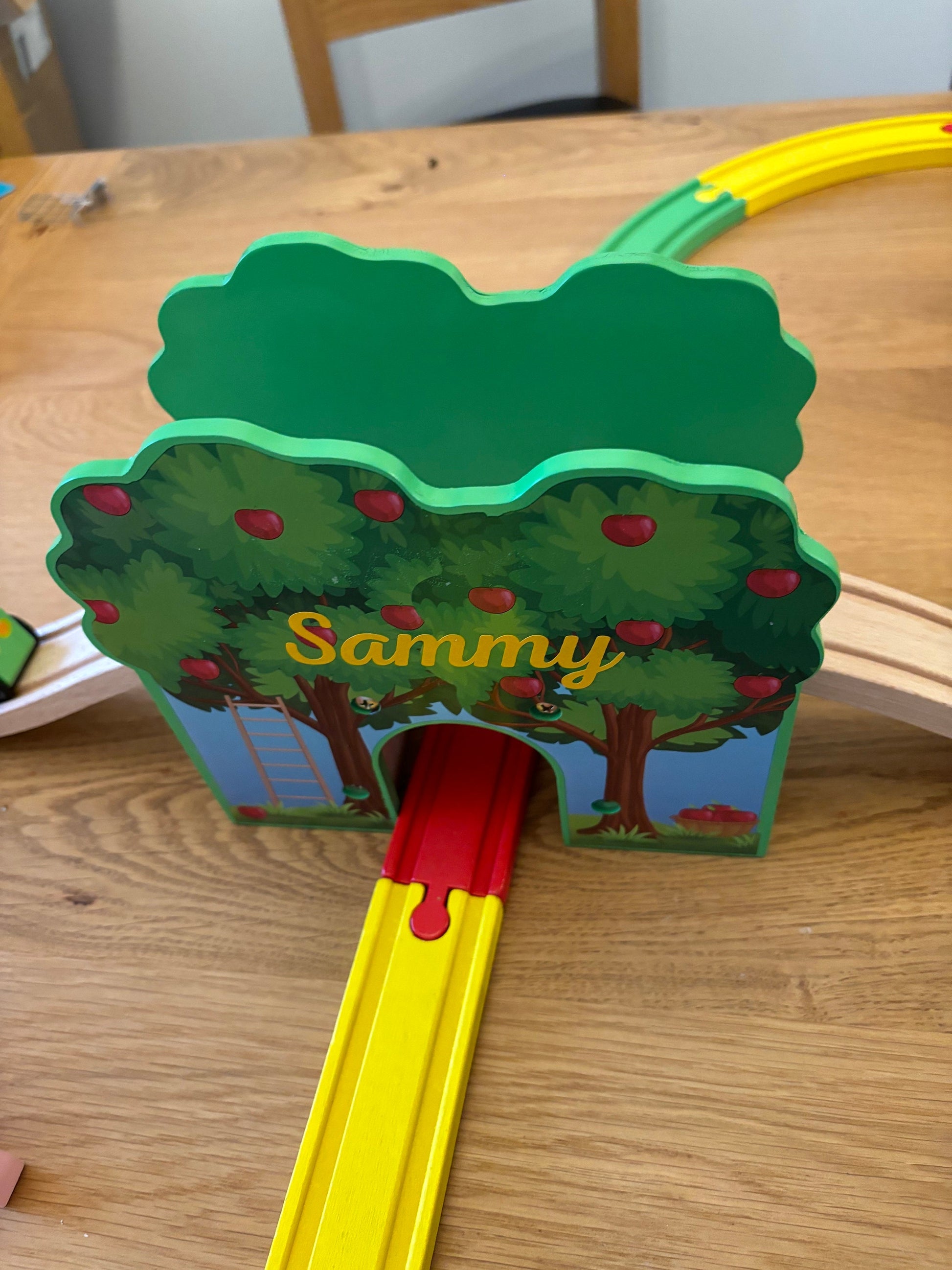 Traditional Personalised Wooden Trainset