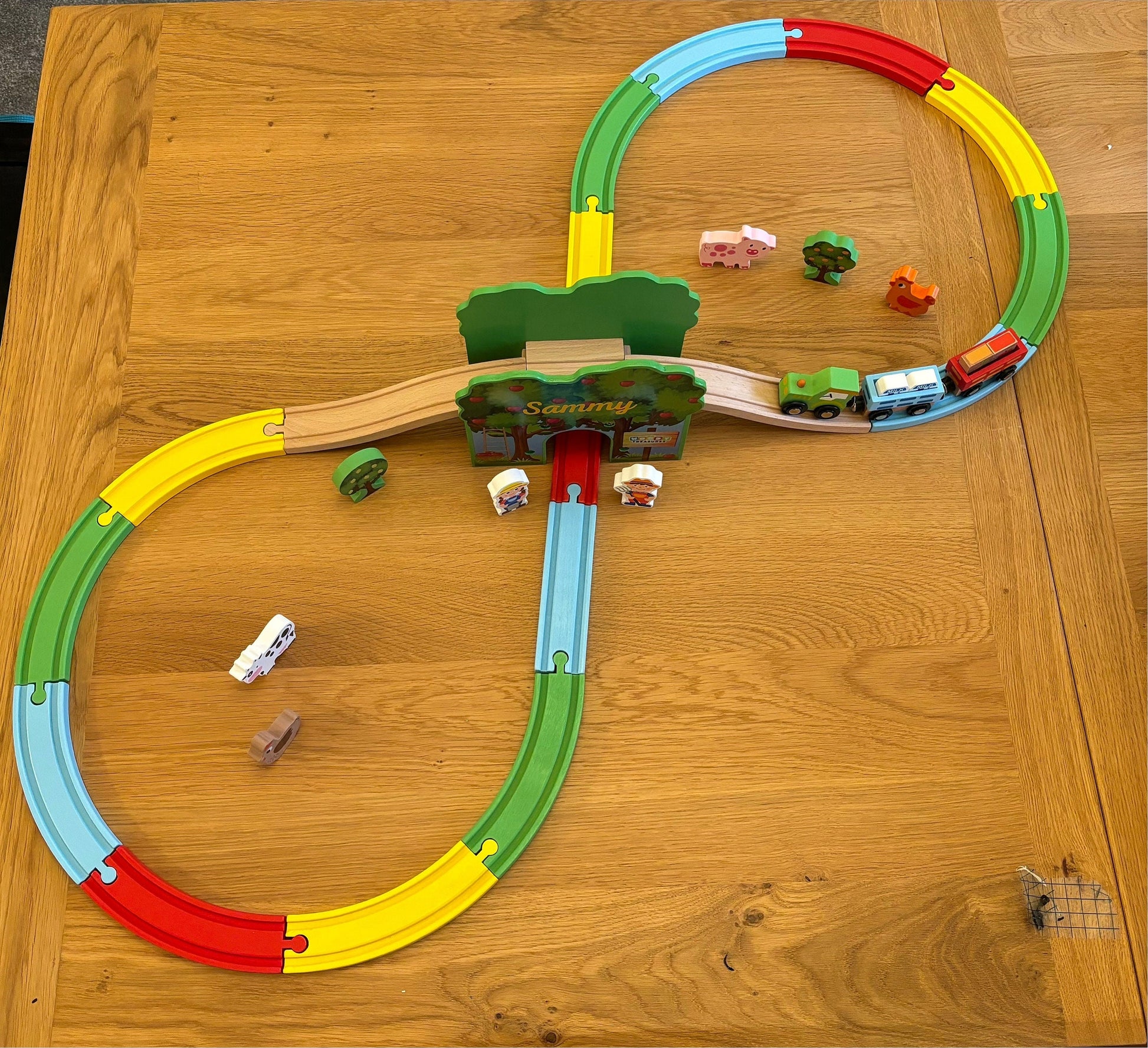 Traditional Personalised Wooden Trainset