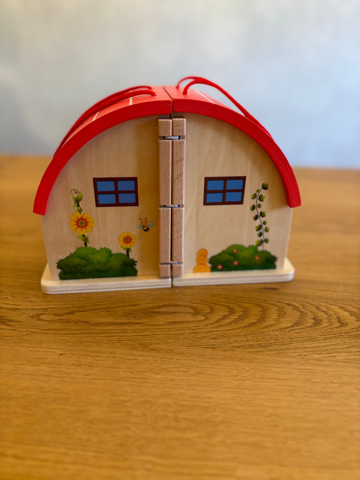 Personalised Wooden Farmhouse Set With Wooden Figurines