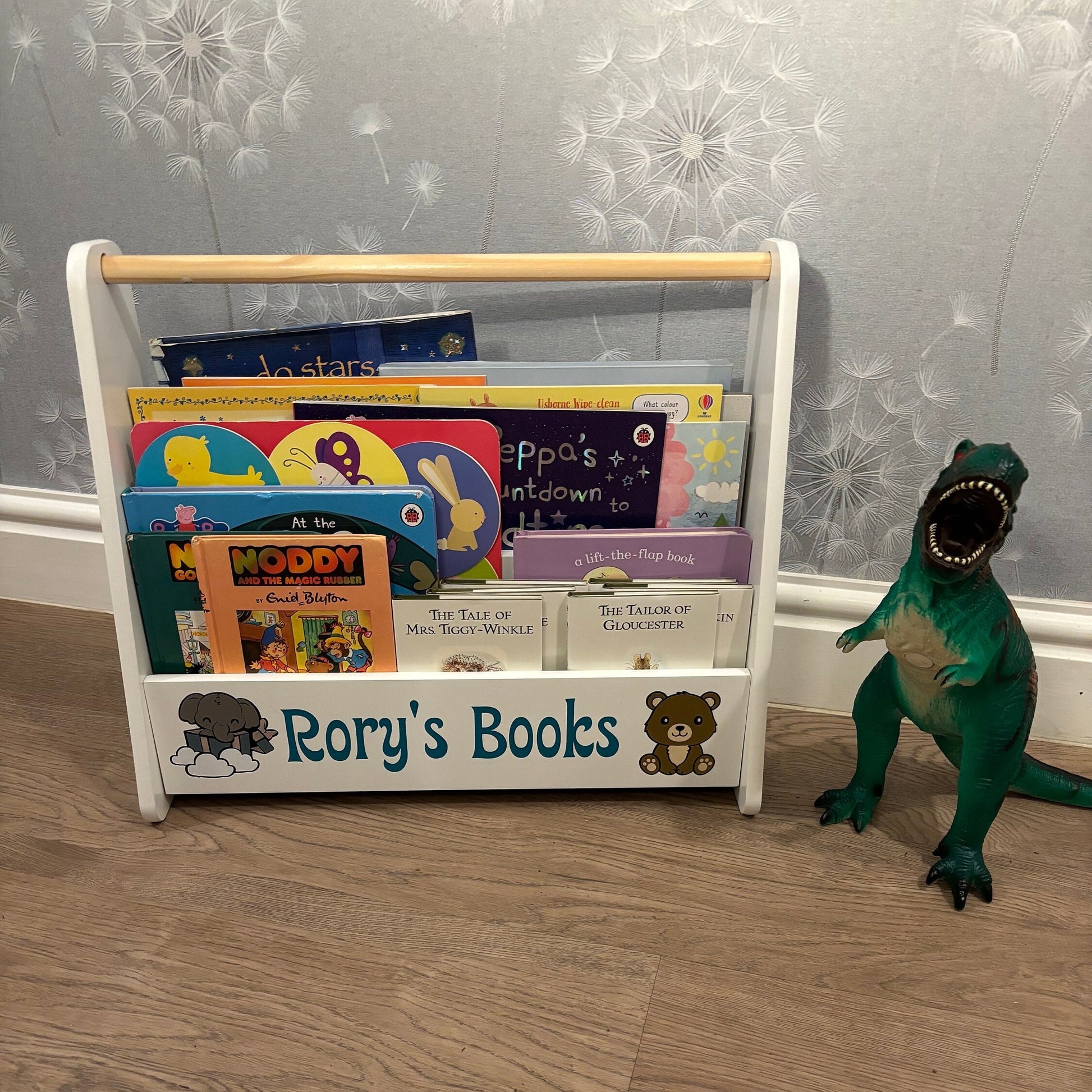 Portable Personalised Bookcase - Great Gift for Christening/Birthday