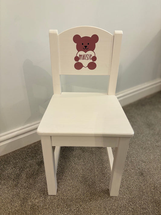 Child's Personalised Chair - many individual designs available