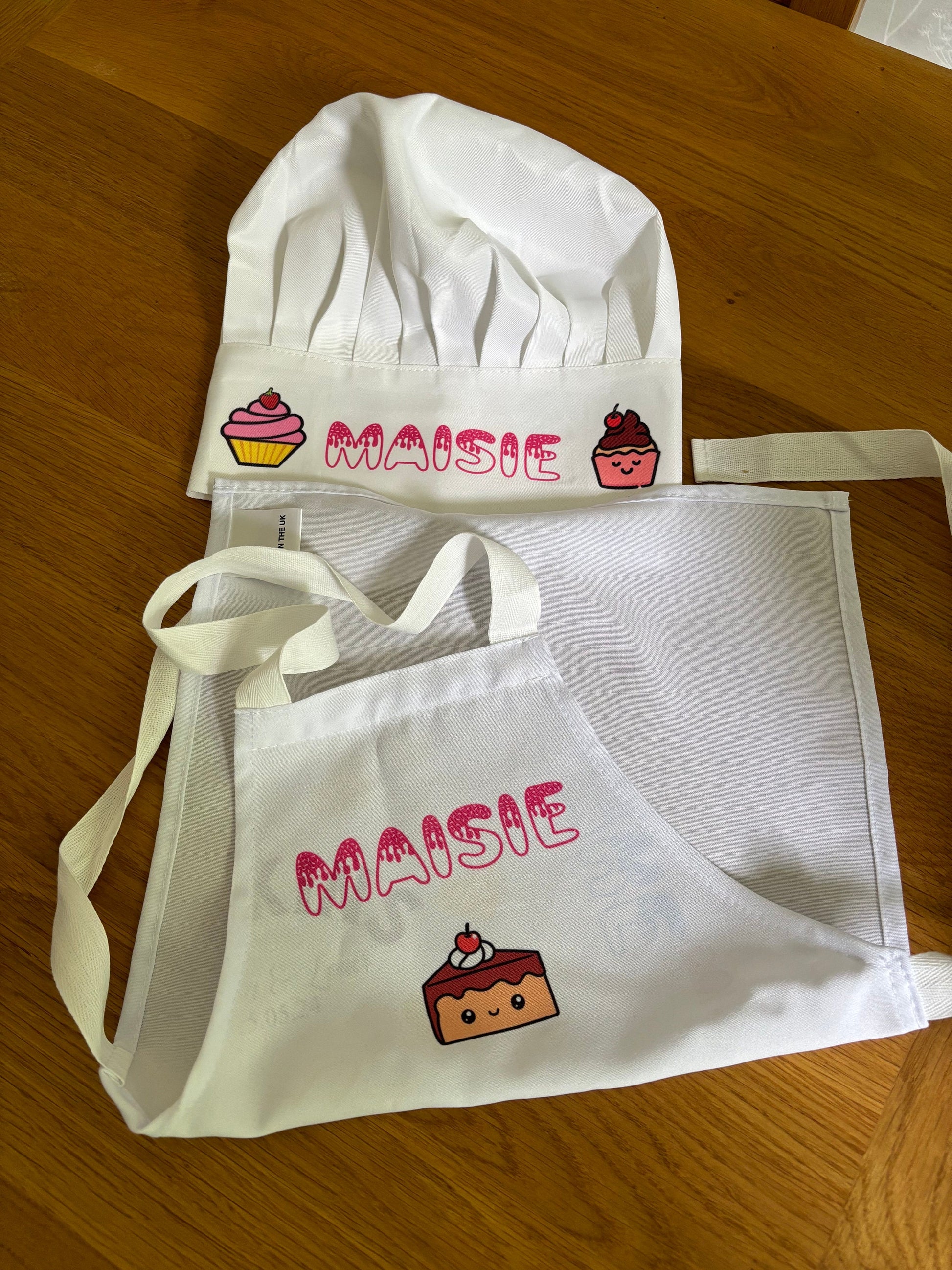 Personalised Child’s Chef Apron & Hat Set
