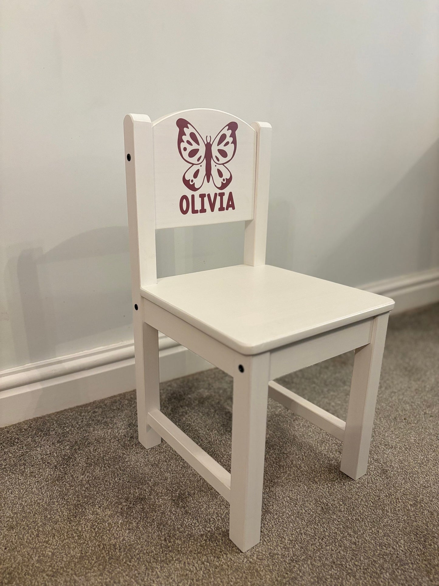 Child's Personalised Chair - many individual designs available